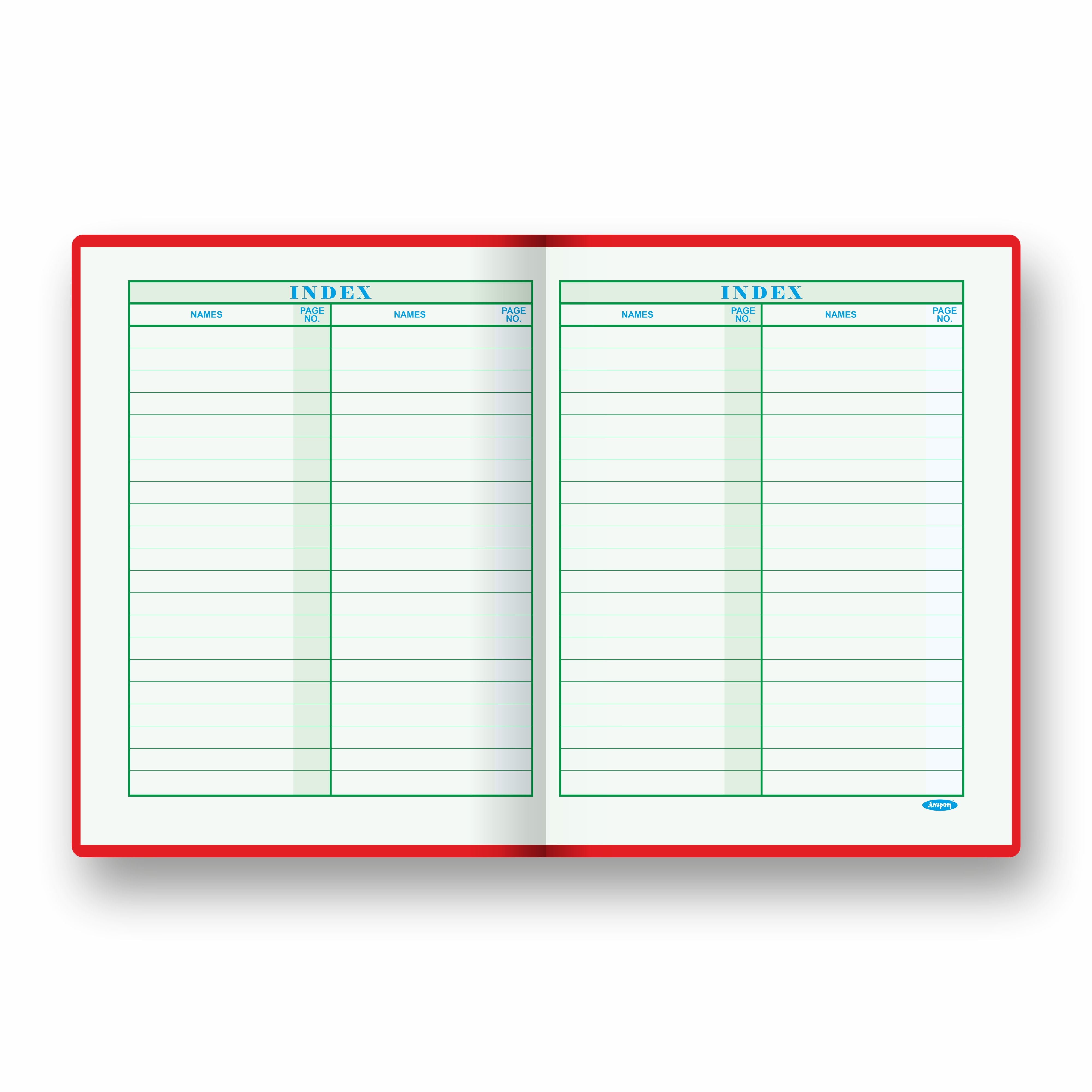 Anupam Collection Pass Book -premium robust material-hardbound and PVC variants- 80 GSM